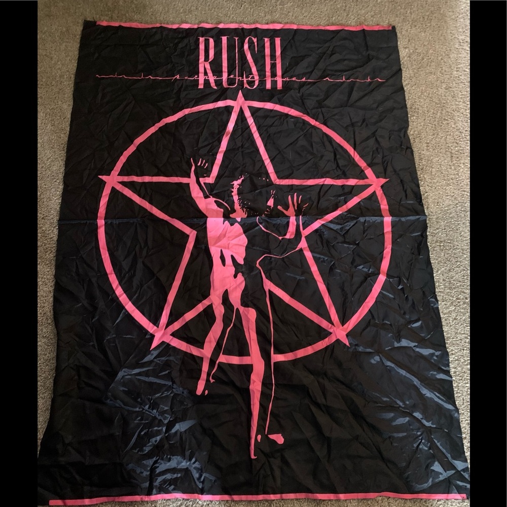 Vintage RUSH 2112 Big Star tapestry